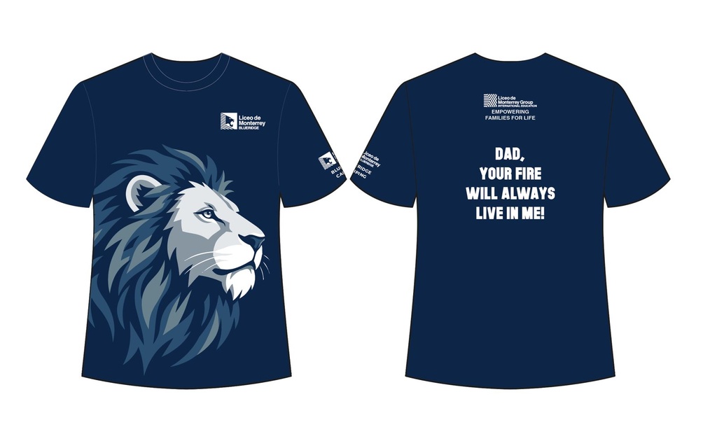Playera Blueridge 2026 - frente y espalda
